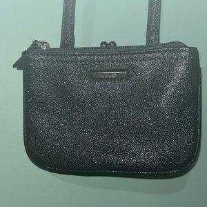 Nine West Glittery Black Coin Bag